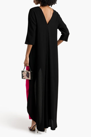 CAROLINA HERRERA ASYMMETRIC CREPE TOP - Size 6