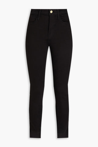FRAME LE HIGH HIGH-RISE SKINNY JEANS - Size 34
