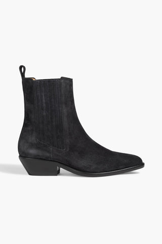 ISABEL MARANT DELENA SUEDE ANKLE BOOTS - Size 39