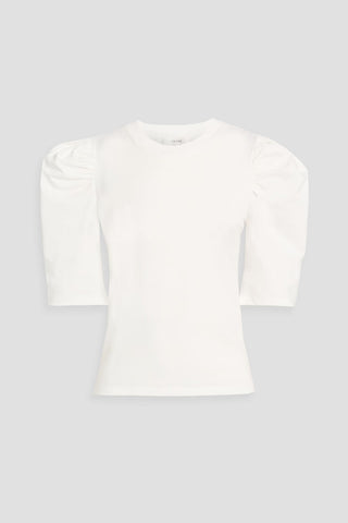FRAME THE DRAPE COTTON-JERSEY T-SHIRT - Size XS