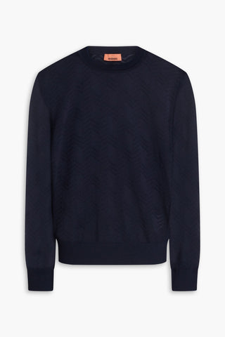 MISSONI WOOL-BLEND SWEATER - Size L