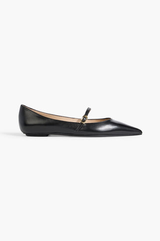 STUART WEITZMAN EMILIA LEATHER MARY JANE FLATS - Size 7