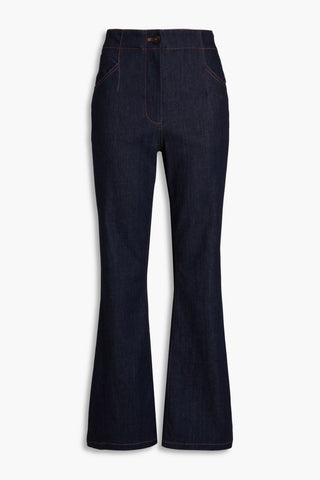 DIANE VON FURSTENBERG HIGH-RISE FLARED JEANS - Size 16
