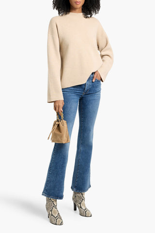 FRAME THE ICON MID-RISE FLARED JEANS - Size 23