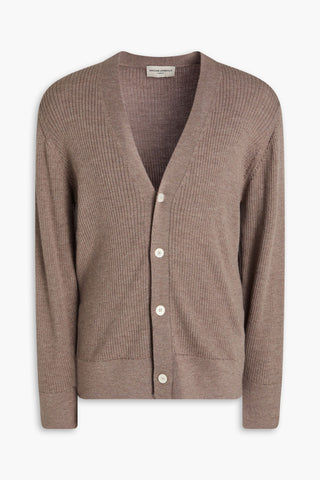 OFFICINE GÉNÉRALE MILES RIBBED WOOL CARDIGAN - Size XL
