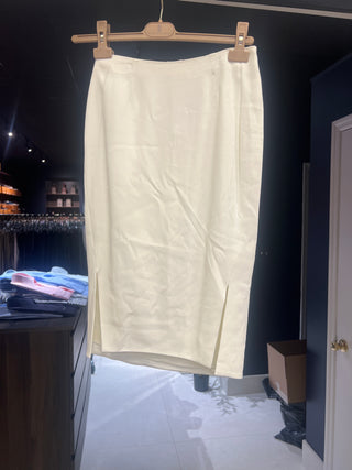 Tom Ford Silky Crepe Midi Pencil Skirt with Side Slits