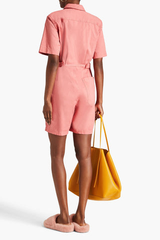 ALEX MILL STRETCH-COTTON POPLIN PLAYSUIT - Size S