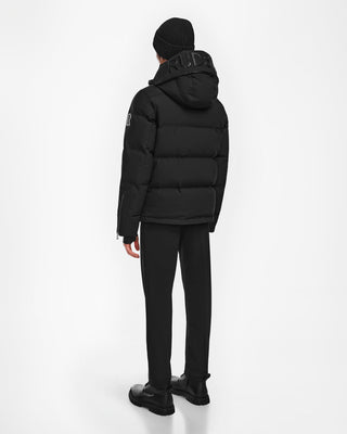 RUDSAK Nylon Quilted Hooded Puffer Jacket Black