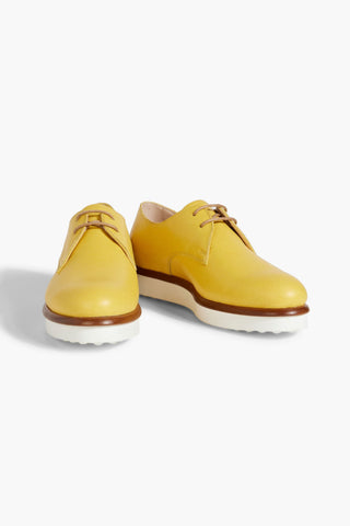 TOD'S TEXTURED-LEATHER BROGUES - Size 39