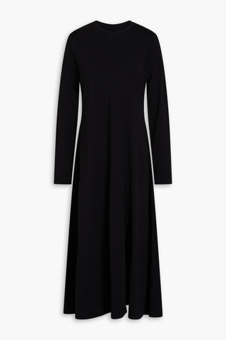 ANOTHER TOMORROW STRETCH-LYOCELL AND COTTON-BLEND JERSEY MIDI DRESS - Size M