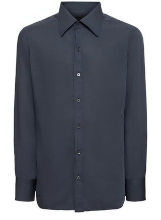 Tom Ford Men’s Dark Grey Button Down Dress Shirt