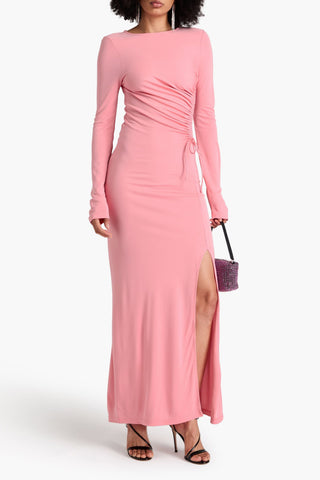 RÓHE RUCHED JERSEY MAXI DRESS - Size 34