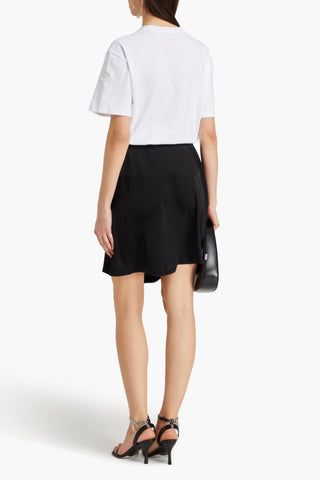 JW ANDERSON DRAPED SATIN MINI SKIRT - Size 8