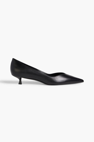 STUART WEITZMAN EVA 35 LEATHER PUMPS - Size 7