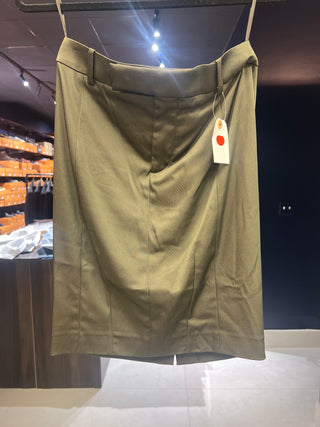 Tom Ford Gabardine High-Waist Straight Skirt