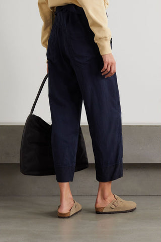 ISABEL MARANT SINEBA BELTED LYOCELL-BLEND TRACK PANTS - Size 38