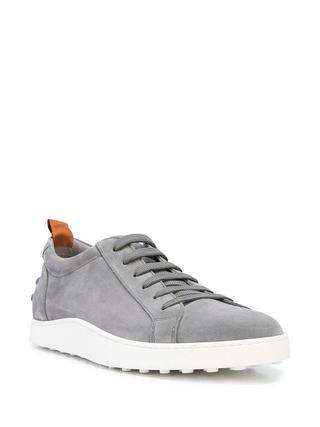Tods Suede Lace-Up Gommino Sole Sneakers