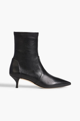 STUART WEITZMAN MARA 50 LEATHER ANKLE BOOTS - Size 8