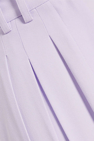 BALMAIN PLEATED CREPE SHORTS - Size 36