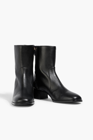STUART WEITZMAN NOLA LEATHER ANKLE BOOTS - Size 7