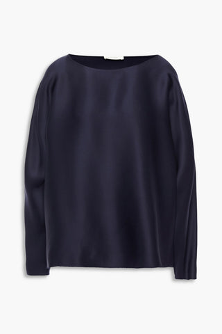 THE ROW DYLIA SILK-SATIN TOP - Size S