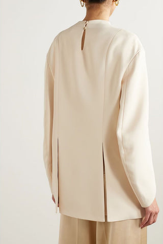 KHAITE MAHNI CREPE TOP - Size 2