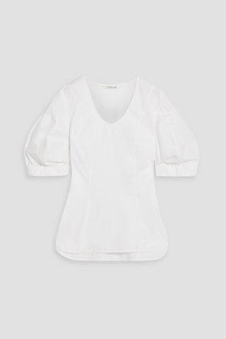 BY MALENE BIRGER LIOMAS COTTON-BLEND POPLIN TOP - Size 36
