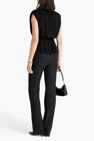 ESSE STUDIOS BONACHI DRAPED JERSEY TOP - Size 6
