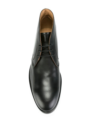 Tods Tod's Smooth Leather Two-Eyelet Chukka Boots