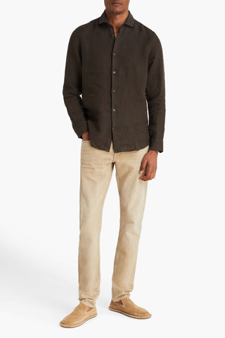 FRESCOBOL CARIOCA ANTONIO LINEN SHIRT - Size L