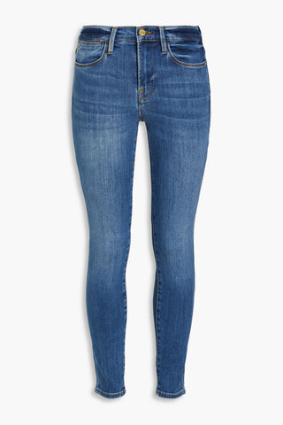 FRAME LE HIGH SKINNY HIGH-RISE SKINNY JEANS - Size 27