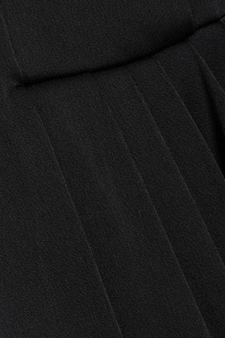 STELLA MCCARTNEY PLEATED SATIN-CREPE MINI DRESS - Size 40