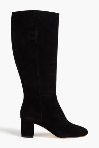 STUART WEITZMAN CELINA SUEDE KNEE BOOTS - Size 9.5