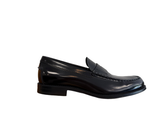 Tods Polished Leather Penny Loafer