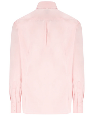 Brunello Cucinelli Cotton Point-Collar Dress Shirt Pale Pink