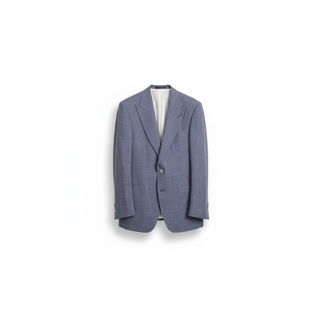 Tom Ford Periwinkle Patterned Linen-Blend Blazer