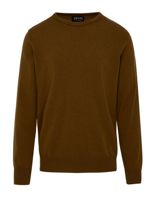 Zegna Cashmere Crew-Neck Sweater