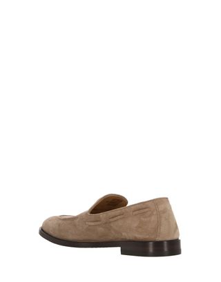 Brunello Cucinelli Suede Tassel Loafers Taupe