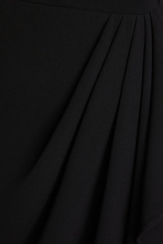 SIMKHAI KEELAN STRAPLESS WRAP-EFFECT CREPE MIDI DRESS - Size 2
