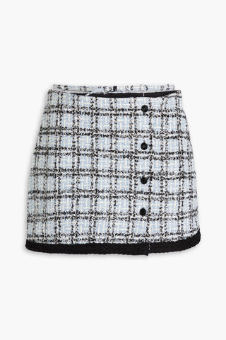 MAJE BELTED TWEED MINI SKIRT - Size 40