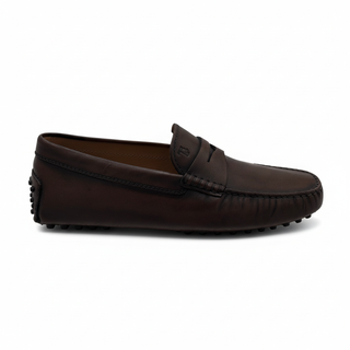 Tods Brown Suede Gommino Driving Shoes