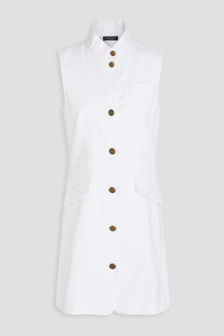RAG & BONE SLADE LINEN-BLEND MINI DRESS - Size 0
