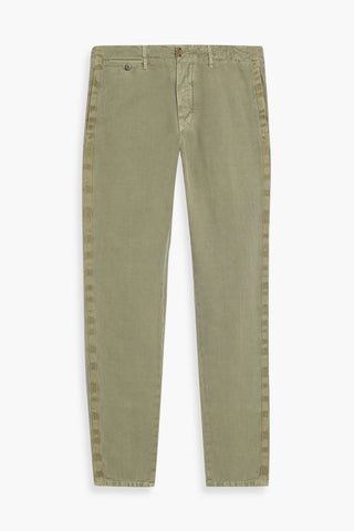 SLOWEAR INCOTEX TAPERED LINEN AND COTTON-BLEND PANTS - Size 30