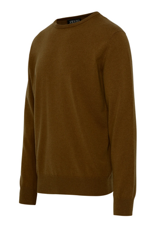 Zegna Cashmere Crew-Neck Sweater