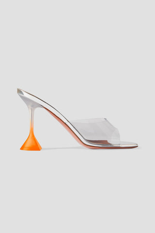 AMINA MUADDI LUPITA PVC AND METALLIC LEATHER MULES - Size 39