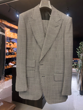 Tom Ford Tom Ford Glen Check Notched Lapel Two-Piece Suit