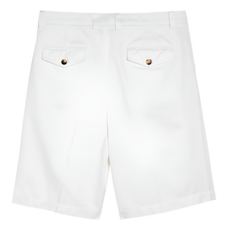 Brunello Cucinelli Cotton Pleated Relaxed Fit Shorts