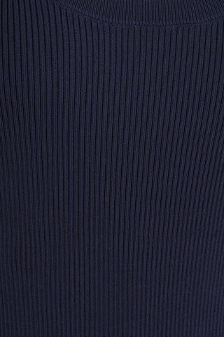 THEORY RIBBED-KNIT MIDI DRESS - Size XS