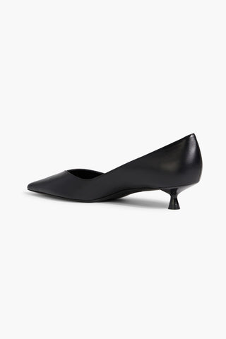 STUART WEITZMAN EVA 35 LEATHER PUMPS - Size 7