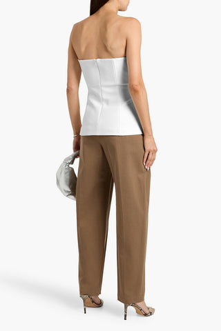 VERONICA BEARD FORMAN STRAPLESS CREPE TOP - Size 4